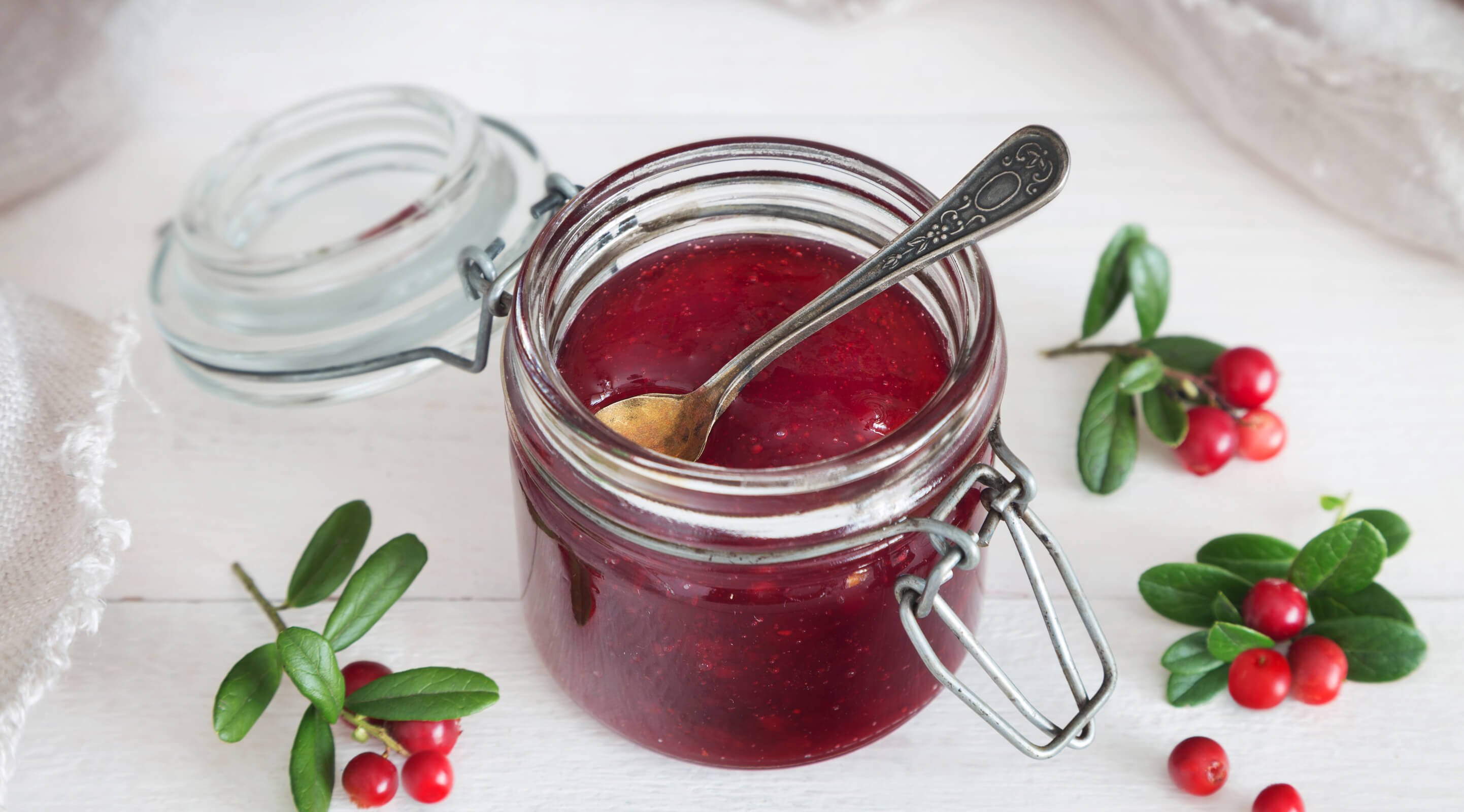 Клюквенный курд